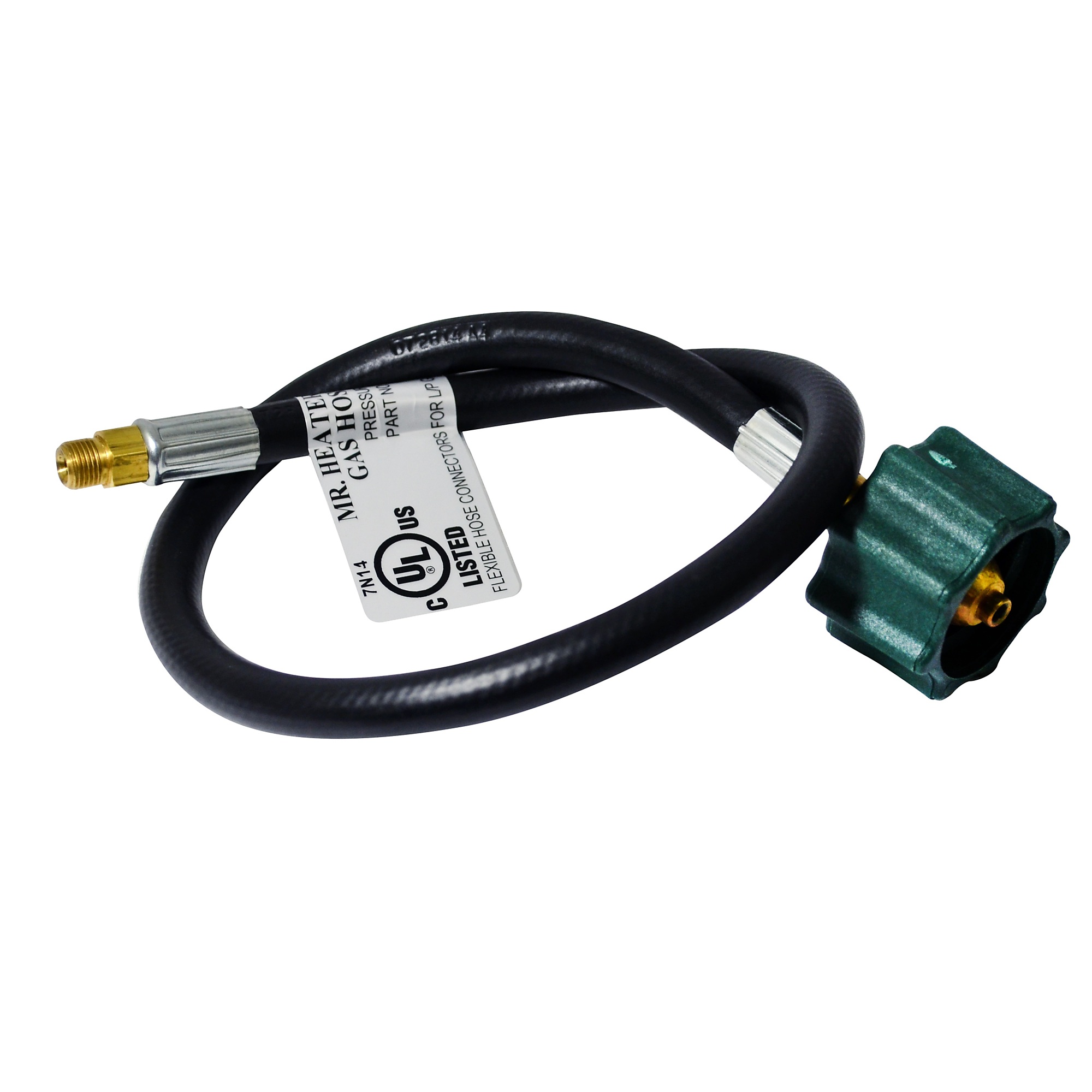 Mr. Heater, 12in. Hose Asm, Acme Nut x 1/4in. Inv Flr, 400k btu, Included (qty.) 1 Compatible With F273776 Model# F271158-12